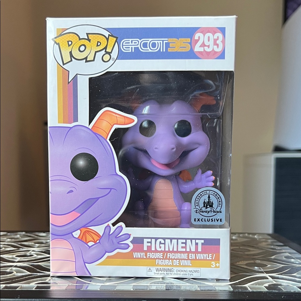 Funko Pop! Figment Vinyl Figure - Epcot 35th anniversary exclusive